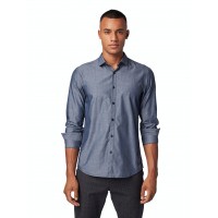 Синяя рубашка мужская Denim Tom Tailor 1013589-10915
