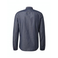 Синяя рубашка мужская Denim Tom Tailor 1013589-10915