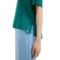 Зеленая футболка женская Denim Tom Tailor 1041448-30062