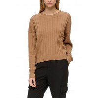 Коричневий джемпер жіночий QS 2140610-8457